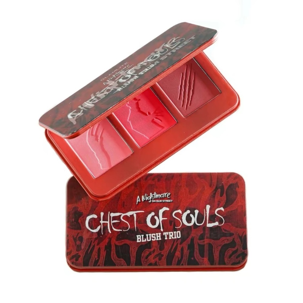 Nightmare on Elm Street x Glamite Chest of Souls Blush Trio